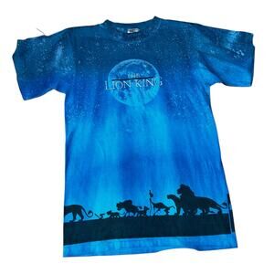 Vintage Disney's Lion King single stitch embroidered double sided t-shirt